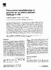 Research paper thumbnail of Noncovalent immobilization of enzymes on an enteric polymer Eudragit S-100