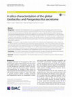 Research paper thumbnail of In silico characterization of the global Geobacillus and Parageobacillus secretome