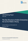 Research paper thumbnail of The Size Structure of India's Enterprises: Not Just the Middle is Missing