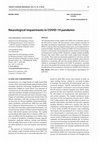 Research paper thumbnail of Neurological impairments in COVID-19 pandemic