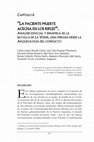 Research paper thumbnail of "La paciente muerte acecha en los rifles". Análisis espacial y dinámica de la batalla de La Verde, una mirada desde la Arqueología del conflicto