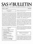 Research paper thumbnail of Maritime Archaeology (special section) - SAS Bulletin 43.1