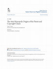 Research paper thumbnail of The Anti-Monopoly Origins of the Patent and Copyright Clause