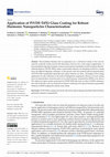 Research paper thumbnail of Application of P(VDF-TrFE) Glass Coating for Robust Harmonic Nanoparticles Characterization