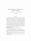 Research paper thumbnail of Liquidity Coinsurance, Moral Hazard and Financial Contagion