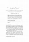 Research paper thumbnail of Design and Development of Information System of Scientific Activity Indicators