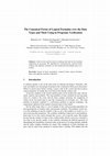 Research paper thumbnail of The Canonical Forms of Logical Formulae over the Data Types and Their Using in Programs Verification