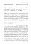 Research paper thumbnail of Anti-Proliferative and Apoptosis-Inducing Activity of Acacia Modesta and Opuntia Monocantha Extracts on HeLa Cells