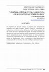 Research paper thumbnail of Sentido metafórico y conceptual de la obra "Urdimbre estética, social e ideológica del indigenismo en América Latina