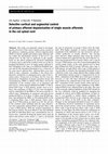 Research paper thumbnail of Selective cortical and segmental control of primary afferent depolarization of single muscle afferents in the cat spinal cord