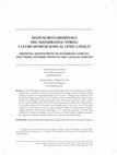 Research paper thumbnail of MANUSCRITS MEDIEVALS DEL MATARRANYA (TEROL) I LLURS APORTACIONS AL LÈXIC CATALÀ* MEDIEVAL MANUSCRIPTS OF MATARRAÑA (TERUEL) AND THEIR CONTRIBUTIONS TO THE CATALAN LEXICON