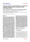 Research paper thumbnail of Tracking chloride and metal diffusion in proofed and unproofed concrete matrices using ablative laser technology (ICP-MS)