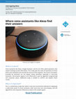 Research paper thumbnail of Interrogating Alexa: Holding Voice Assistants Accountable for Their Answers