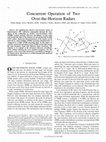 Research paper thumbnail of <title>Simultaneous operation of two over-the-horizon radars</title>