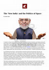 Research paper thumbnail of The ‘New India’ and the Politics of Space