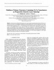 Research paper thumbnail of Multilayer polymer structures containing Ni/Cu nanoclusters as prepared by selective laser sintering