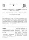 Research paper thumbnail of A full Monte Carlo simulation of the YAP-PEM prototype for breast tumor detection