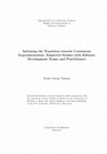 Research paper thumbnail of Initiating the Transition towards Continuous Experimentation: Empirical Studies with Software Development Teams and Practitioners