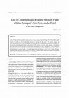 Research paper thumbnail of Life in Colonial India: Reading through Fakir Mohan Senapati’s Six Acres and a Third