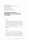 Research paper thumbnail of Geografia em Cassirer: Perspectivas para a geografia da religi��o