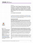 Research paper thumbnail of Correction: MLST-Based Population Genetic Analysis in a Global Context Reveals Clonality amongst Cryptococcus neoformans var. grubii VNI Isolates from HIV Patients in Southeastern Brazil