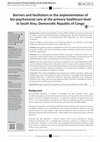 Research paper thumbnail of Barriers and facilitators in the implementation of bio-psychosocial care at the primary healthcare level in South Kivu, Democratic Republic of Congo