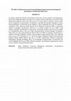 Research paper thumbnail of The Effect of Balanced Scorecard on Psychological Empowerment and Managerial Performance in Malaysian Hotel Sector