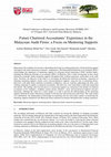 Research paper thumbnail of Future chartered accountants' experience in the Malaysian audit firms: a focus on mentoring supports