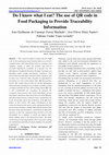 Research paper thumbnail of Do I know what I eat? The use of QR code in Food Packaging to Provide Traceability Information