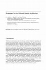 Research paper thumbnail of Designing a Service Oriented Domain Architecture