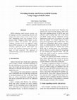 Research paper thumbnail of Providing Security and Privacy in RFID Systems Using Triggered Hash Chains