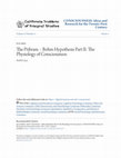 Research paper thumbnail of The Pribram – Bohm Hypothesis Part II: The Physiology of Consciousness