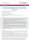 Research paper thumbnail of The Effects of an Educational Intervention on Emergency Nurses’ Attitude, Knowledge, and Care Behaviors toward Older Adults