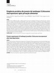 Research paper thumbnail of Exigência protéica de juvenis de tambaqui (Colossoma macropomum) após privação alimentar