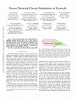 Research paper thumbnail of Tensor Network Circuit Simulation at Exascale