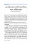 Research paper thumbnail of How Community Perception of Ecotourism Affect Participation of Ketambe Village Community in Mount Leuser National Park, Southeast Aceh