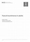 Research paper thumbnail of Faecal Incontinence In Adults