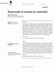 Research paper thumbnail of Repensando el concepto de comunidad