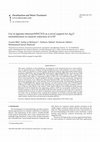 Research paper thumbnail of Use of alginate-chitosan/MWCNTs as a novel support for Ag2O immobilization in catalytic reduction of 4-NP