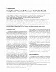 Research paper thumbnail of Sunlight and Vitamin D: Necessary for Public Health