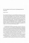 Research paper thumbnail of Die Notwendigkeit einer Revision der Forschungsgeschichte des Pentateuchs