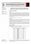 Research paper thumbnail of Character association and yield components studies in Ivy gourd (Coccinia grandis L. Vogt.)