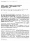 Research paper thumbnail of Inhibition of Highly Metastatic FBJ-LL Cell Migration by Ganglioside GD1a Highly Expressed in Poorly Metastatic FBJ-S1 Cells