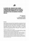 Research paper thumbnail of El Césped Del Vecino Es Más Verde: Comparación Entre Flora De Patios y Planificación Ambiental en La Región Metropolitana De Maringá (Paraná, Brasil)