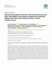 Research paper thumbnail of Hypoxia-Preconditioned Wharton's Jelly-Derived Mesenchymal Stem Cells Mitigate Stress-Induced Apoptosis and Ameliorate Human Islet Survival and Function in Direct Contact Coculture System