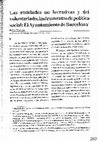 Research paper thumbnail of Las entidades no lucrativas y del voluntariado, instrumentos de política social: el Ayuntamiento de Barcelona