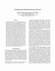 Research paper thumbnail of Extending Case-Based Reasoning with Traces