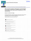 Research paper thumbnail of Macrosystem Analysis of Programs and Strategies to Increase Underrepresented Populations in the Geosciences