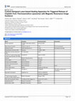 Research paper thumbnail of Custom-designed Laser-based Heating Apparatus for Triggered Release of Cisplatin from Thermosensitive Liposomes with Magnetic Resonance Image Guidance