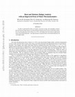 Research paper thumbnail of Heat and Moisture Budget Analysis with an Improved Form of Moist Thermodynamics